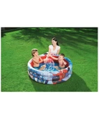 Bestway Spiderman Çocuk Havuzu 3 Bölmeli 122x30 cm 98018 thumbnail 4