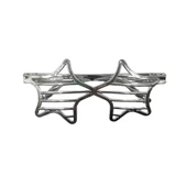 Parti Gözlük Plastik Camsız Panjur Yıldız Şekilli Gümüş 14x6 cm - 2