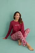 Gd Goldoremi 14102-12 Kadın Moonlight Termal Uzun Kollu Pijama Takım - 4