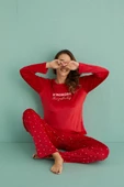 Gd Goldoremi 13309-3 Kadın Stronger Kadife Uzun Pijama Takım - 7