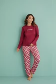 Gd Goldoremi 14102-12 Kadın Moonlight Termal Uzun Kollu Pijama Takım - 2