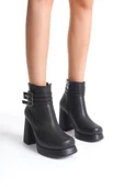 Papuçcity Sprs 02982 Kadın 9,5 Cm Platform Topuklu Bot - 1
