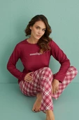 Gd Goldoremi 14102-12 Kadın Moonlight Termal Uzun Kollu Pijama Takım - 6