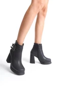 Papuçcity Sprs 02982 Kadın 9,5 Cm Platform Topuklu Bot - 3