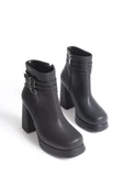 Papuçcity Sprs 02982 Kadın 9,5 Cm Platform Topuklu Bot - 4