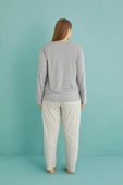 Gd Goldoremi 50802-19 Büyük Beden Kadın Amazing Milan Kumaş Pijama Takım - 8