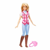 Barbie Malibu Binici Bebek HXJ38 thumbnail 1