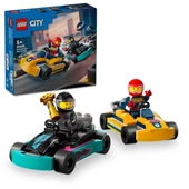 LEGO City Go-Kartlar ve Yarış Sürücüleri 60400 thumbnail 1