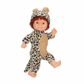 Dollz n More Bebelou Kostüm Partisi Bebeği 40 cm 26236 Leopar Kostümlü thumbnail 3