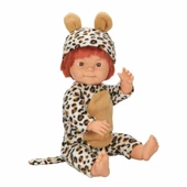 Dollz n More Bebelou Kostüm Partisi Bebeği 40 cm 26236 Leopar Kostümlü thumbnail 2