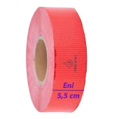 10 MT Reflektörlü Reflektif Fosforlu Araç Oto Kamyon Şerit Bant Tüvtürk Onaylı Düz Kırmızı İkaz Bandı thumbnail 4