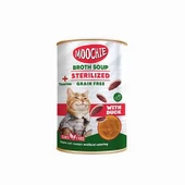 Moochie Sterilised Ördekli Et Suyu Kısır Kedi Çorbası 135 Ml - 1