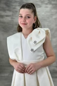 Mihrimah Model Kız Çocuk Abiye Elbise - 4