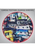 Kalabalık Şehir Manzarası Duvar Tablosu-1228 - 7