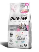Pure Life Plus Tavuklu Kısırlaştırılmış Kedi Maması 1.5 Kg - 1