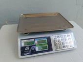 40 KG PİLLİ VE ŞARJLI-FİYAT HESAPLAMALI VE SAYIM ÖZELLİKLİ TERAZİ-METAL PANEL TARTI-2 YIL GARANTİLİ - 6