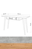 Mymob Bej Kahve No Color Komodin MY214001 - 4