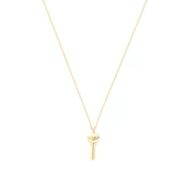 Anahtar 14 Ayar Altın Kolye 3,5 cm - 5