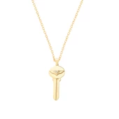 Anahtar 14 Ayar Altın Kolye 3,5 cm - 4