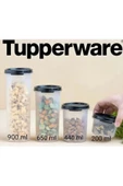 Tuperware 4 Lü Oval Set. - 1