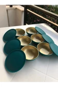 Berrak Kase 6 Lı (zümrüt Yeşili Gold) - 1