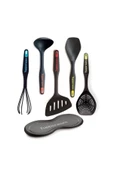 Modern Peri 6lı Set Kaşık Kepçe Spatula Çırpıcı Kevgir Kaşıklık - 1