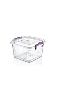 Erkoç Erk E-625 Kare Şeffaf Saklama Kabı 10 Lt - 1