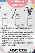 Lavanta Kokulu Bambu Çubuklu Lavanta Çubuklu Oda Kokusu 100ml Reed Diffuser - 4
