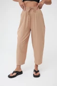 Camel Cepli Ayrobin Şalvar Pantolon - 6
