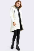 Kışlık Uzun Kadın Şişme Mont thumbnail 2