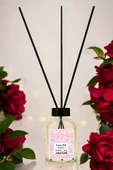 Fransız Gülü Kokulu Bambu Çubuklu Fransız Gülü Kokulu Çubuklu Oda Kokusu 50ml Reed Diffuser - 3