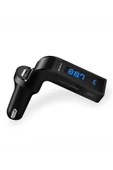 Araç Çakmaklık Şarj Aleti Oto Mp3 Müzik Çalar Fm Transmitter Cihazı Carg7 Müzik Kit Siyah - 1