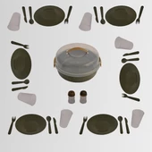 Nurgaz Campout 6 Kişilik Kamp - Piknik Seti NG 170 - 1