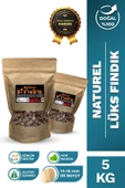 Bi Fındık TUZSUZ NATUREL İÇ FINDIK BÜYÜK BOY FINDIK İÇİ ÇİĞ %100 TAZE LEZZETLİ 1.KALİTE DOYPACK 5 KG - 1