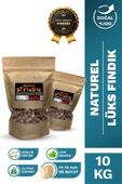 Bi Fındık TUZSUZ NATUREL İÇ FINDIK BÜYÜK BOY FINDIK İÇİ ÇİĞ %100 TAZE LEZZETLİ 1.KALİTE DOYPACK 10 KG - 1