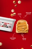 Bi Fındık Doğal Şekerli Fındık Ezmesi Atıştırmalık Kahvaltılık Sürülebilir %80 Fındık %20 Şeker 5 Kg - 2