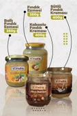Bi Fındık Ballı Fındık Ezmesi 250 G Sütlü Fındık Kreması 450 G Kakaolu Fındık Kreması 450 G Fındık Ezmesi 350g - 1