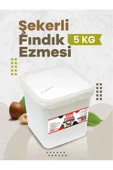 Bi Fındık Doğal Şekerli Fındık Ezmesi Atıştırmalık Kahvaltılık Sürülebilir %80 Fındık %20 Şeker 5 Kg - 5