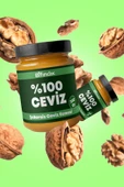 Bi Fındık Şekersiz Ceviz Ezmesi Katkısız Taze Çekim Doğal Sürülebilir Kahvaltılık %100 Ceviz Ezmesi 350 gram - 2