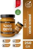 Bi Fındık Ballı Ceviz Ezmesi Katkısız Taze Çekim Doğal Sürülebilir Kahvaltılık %80 Ceviz Ezmesi 250 gram - 1