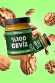 Bi Fındık Şekersiz Ceviz Ezmesi Katkısız Taze Çekim Doğal Sürülebilir Kahvaltılık %100 Ceviz Ezmesi 450 gram - 2