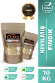 Bi Fındık Kavrulmuş Kıyılmış Fındık (PİRİNÇ) Doypack 1.kalite Glutensiz Taze Yeni Mahsul 10 Kg - 1