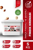 Bi Fındık Doğal Şekerli Fındık Ezmesi Atıştırmalık Kahvaltılık Sürülebilir %80 Fındık %20 Şeker 5 Kg - 1