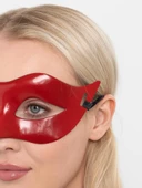 Kırmızı Renk Masquerade Kostüm Partisi Venedik Balo Maskesi thumbnail 2