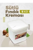 Bi Fındık Doğal Bol Sütlü Parça Fındıklı Fındık Kreması Katkısız Atıştırmalık Kahvaltılık Sürülebilir 5kg - 5
