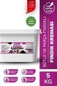 Bi Fındık Doğal Bol Sütlü Parça Fındıklı Fındık Kreması Katkısız Atıştırmalık Kahvaltılık Sürülebilir 5kg - 1