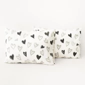 Soley | Mix & Match | Lover | %100 Pamuk 2’li Yastık Kılıfı Seti - 2