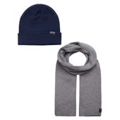 Jack&Jones Erkek Minimalist Bere & Atkı Seti - Kışlık Sıcaklık - 6