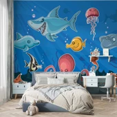 Deniz Altı Dünyası Duvar Kağıdı Baskı thumbnail 3