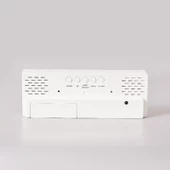 RGB Renkli LED Ayna Tasarımlı Dekoratif Dijital Saat - 7